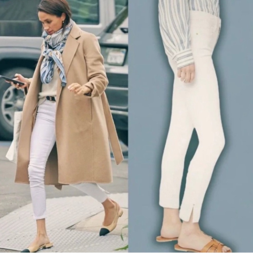 Frame Denim Le Skinny De Jeanne Blanc Crop Jean as seen on Meghan Markle